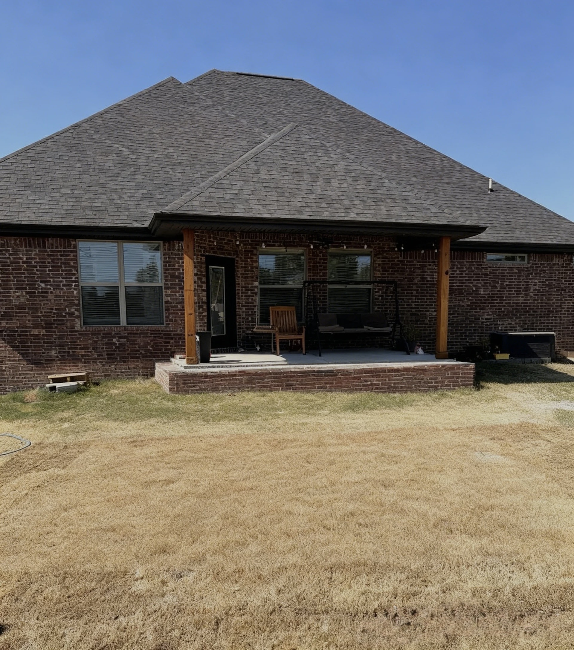 Over Grown Midlothian BackYard 